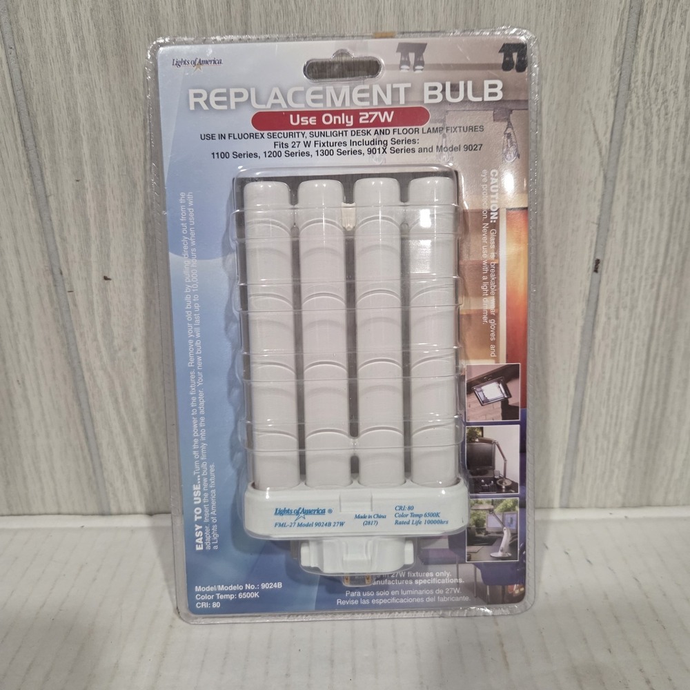 NEW Replacement Light Bulb 9024B Lights Of America Fluorex Lighting 27W 6500K